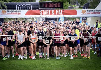 Det var deltagarrekord p stgtatidningen Mjlby Stadslopp i helgen. Foto: Elin Elderud