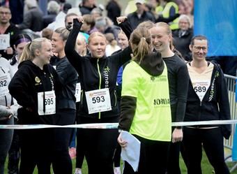 Gnget frn Fitness4you sprang Fitness4yourundan. Foto: Elin Elderud