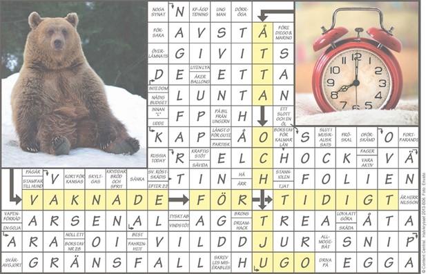 Krysset l�sning vecka 6