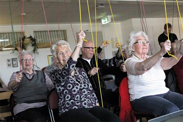 De har �kt Vasaloppet - p� �ldrecentret