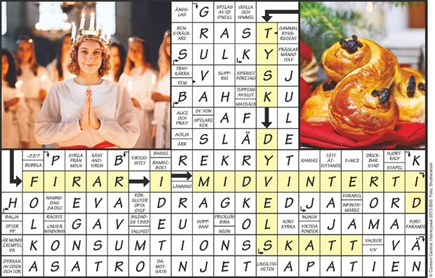 Krysset l�sning vecka 50