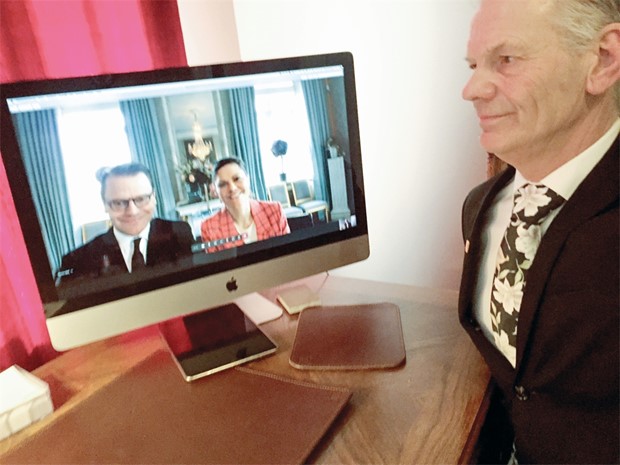 Peter Karlsson om mtet med kronprinsessparet: Genuint intresse fr Vadstena