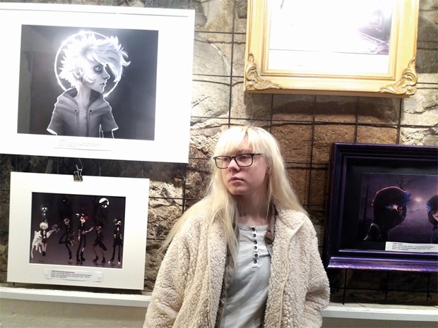 Tine - en ung konstnr med mnga mjligheter framfr sig