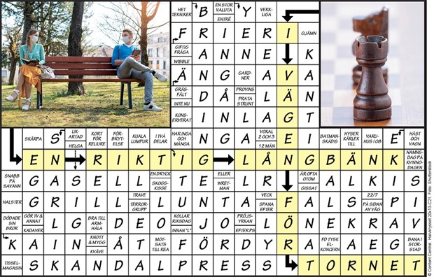 Krysset l�sning vecka 22, 2021