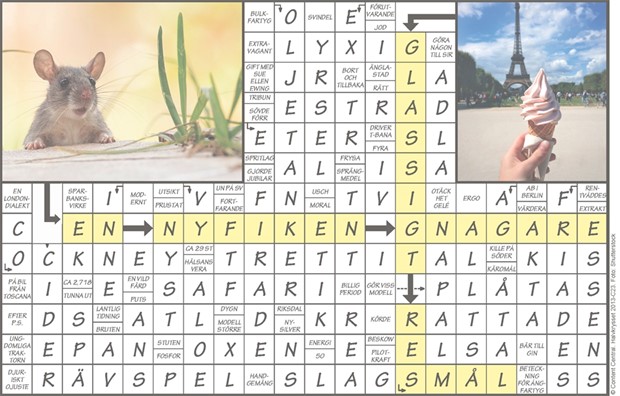 Krysset l�sning vecka 23, 2021