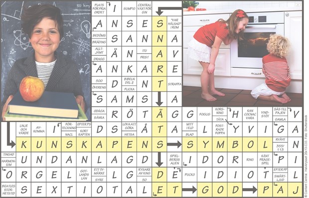 Krysset l�sning vecka 33, 2021