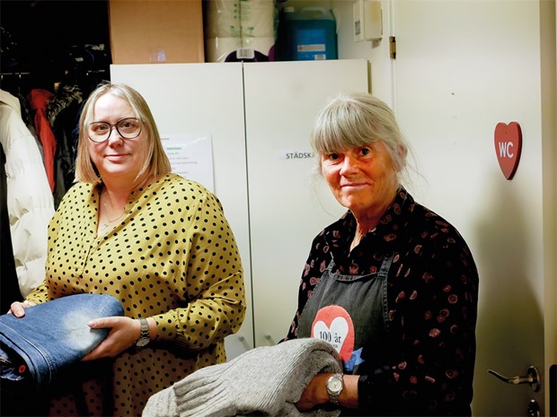 Gldjen att hjlpa verskuggar bekymren fr Helne och Fia p Hela mnniskan 