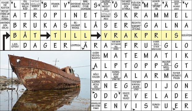 Krysset lsning vecka 7, 2022
