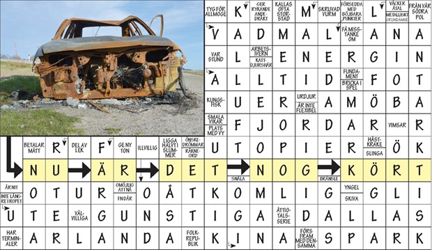 Krysset l�sning vecka 8, 2022