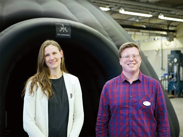 �Stort lyft� f�r undervisningen n�r �klimatluftt�ltet� och SMHI g�star