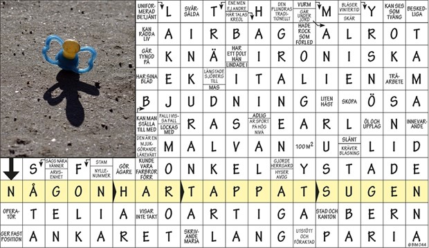 Krysset lsning vecka 22, 2022