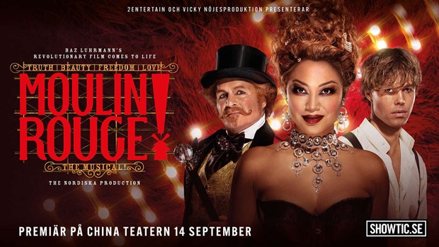 Moulin Rouge! The Musical Stockholm, Premir 14 september 2023