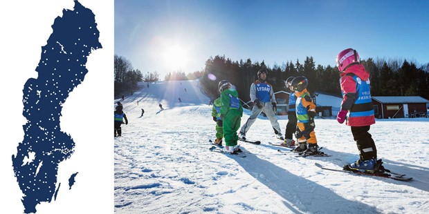 Halvering av barns fysiska aktivitet p� vintern
