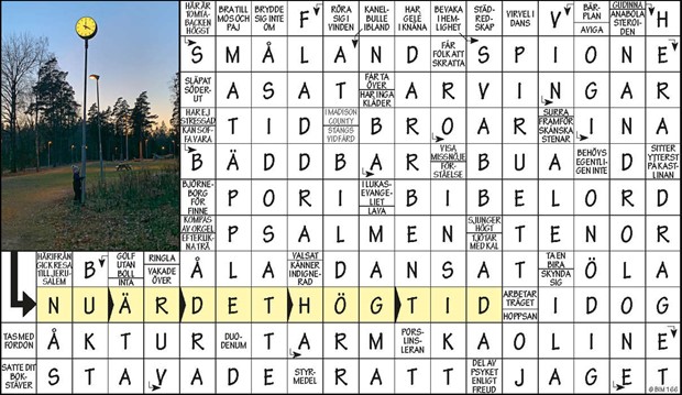 Krysset l�sning vecka 19, 2023 