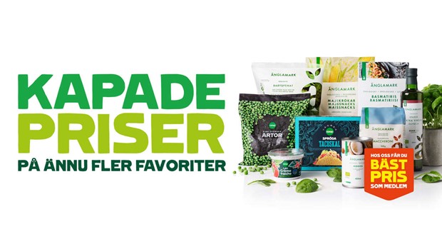 Coop forts�tter s�nka priserna f�r medlemmar � h�llbara varor i fokus 