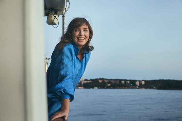 Amanda Ginsburg, Ebbot Lundberg m�ter 