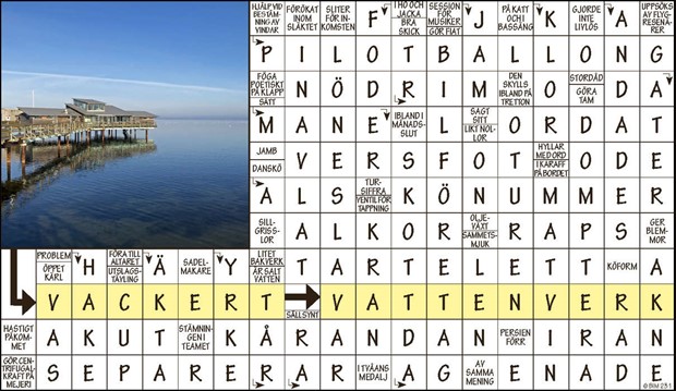 Krysset lsning vecka 19, 2024