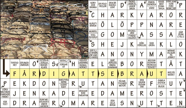 Krysset lsning vecka 30, 2024