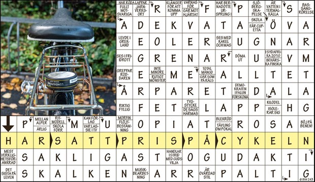 Krysset l�sning vecka 31, 2024