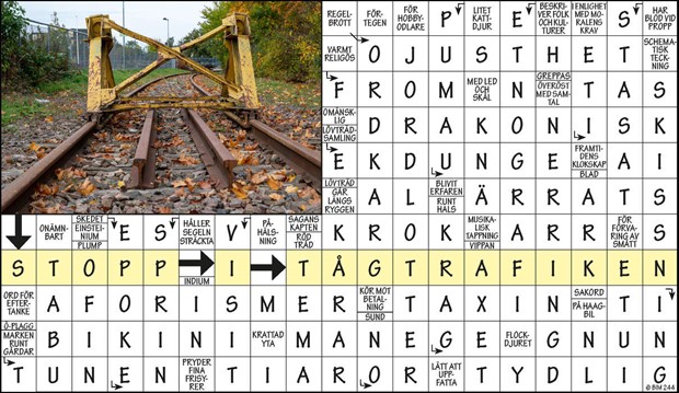 Krysset l�sning v33, 2024
