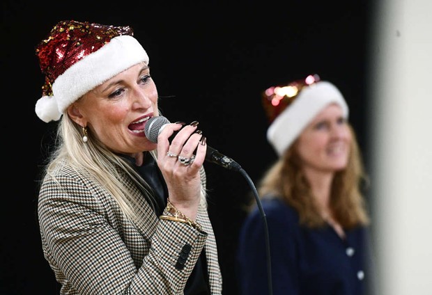 Inga zebror i storbandets julkonsert