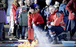 Barnen ryckte ut till rddningstjnsten