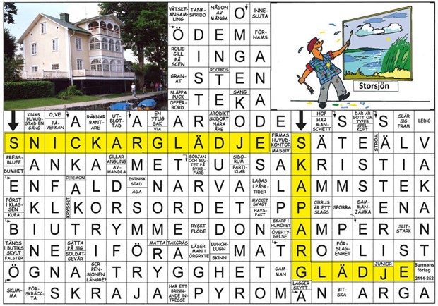 Krysset l�sning vecka 9, 2025
