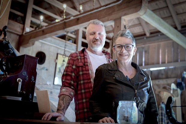 En kafsucc med countrytema 