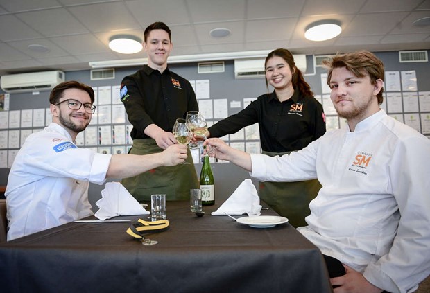 Kvartett frn Dackeskolan lyckades i SM