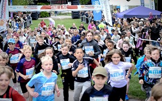 Stadsloppet lockade stora och små löpare