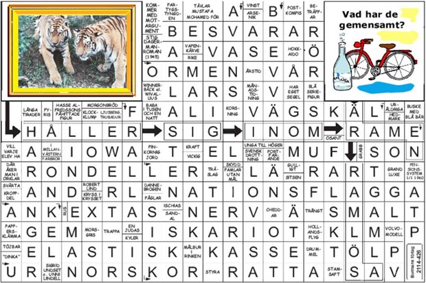 Krysset l�sning vecka 13, 2025