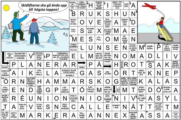Krysset lsning vecka 22, 2025