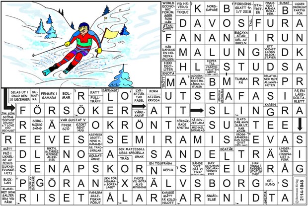 Krysset lsning vecka 25, 2025