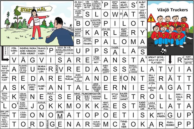 Krysset lsning vecka 27, 2025