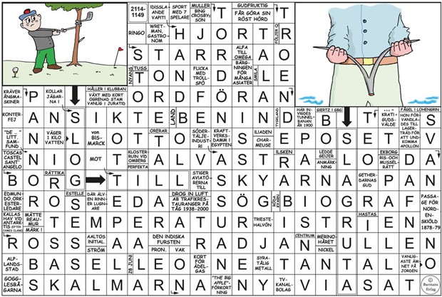 Krysset lsning vecka 31, 2025