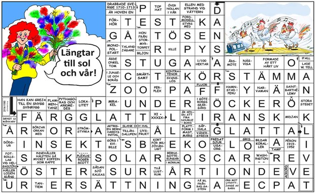 Krysset lsning vecka 36, 2025