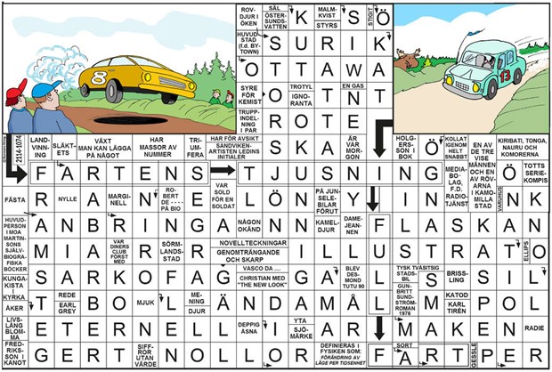Krysset lsning vecka 46, 2025