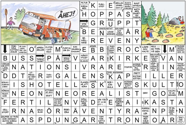 Krysset lsning vecka 47, 2025