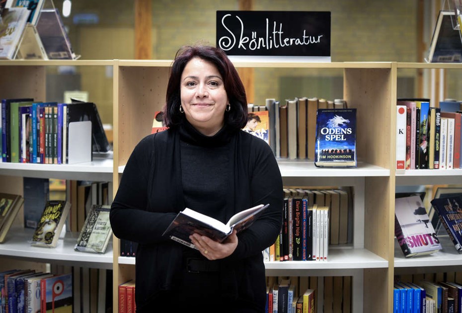 Hon �r Vadstenas f�rsta skolbibliotekarie