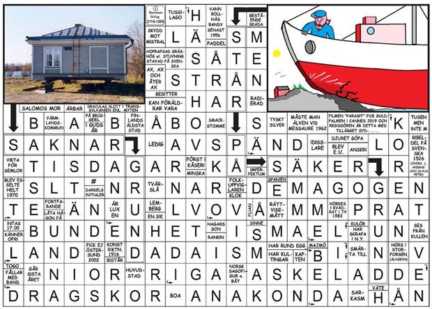 Krysset l�sning vecka 4, 2026