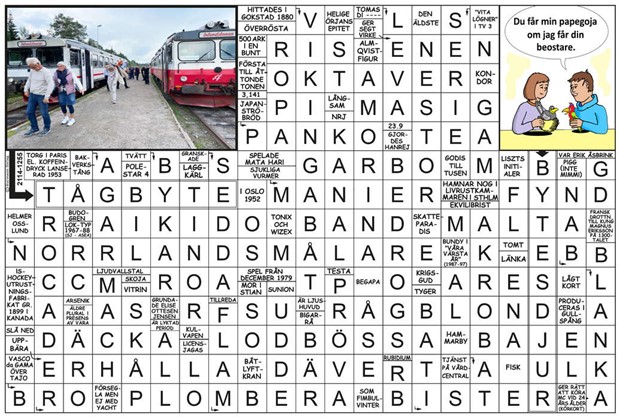Krysset l�sning vecka 6, 2026