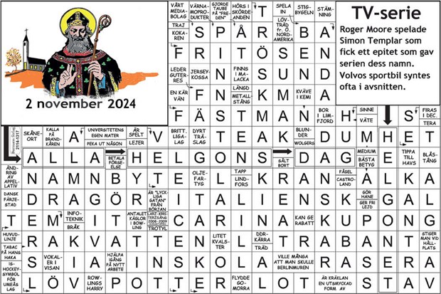 Krysset l�sning vecka 9, 2026 