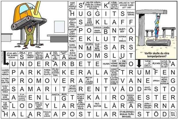 Krysset l�sning vecka 12, 2026 