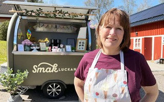  Marie-Louise satsar p� foodtruck 