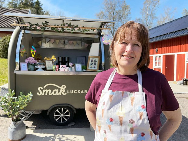  Marie-Louise satsar p� foodtruck 