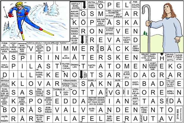 Krysset l�sning vecka 14, 2026